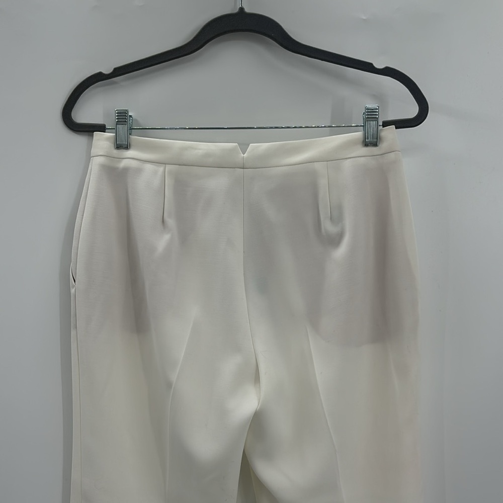 NWT BCBG off white cropped trousers size 4 - Picture 12 of 16